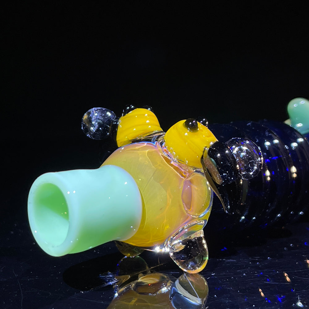 Bumblebee Chillum Glass Pipe TG   