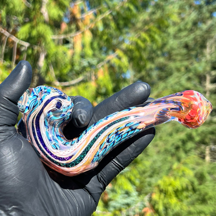 Molten Chaos Inside Out Sherlock Glass Pipe Molten Imagination   