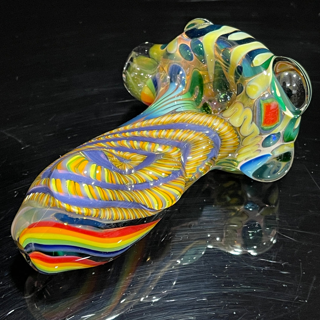 Inside Out Chonker Pipe Glass Pipe Pattymelt Glass   