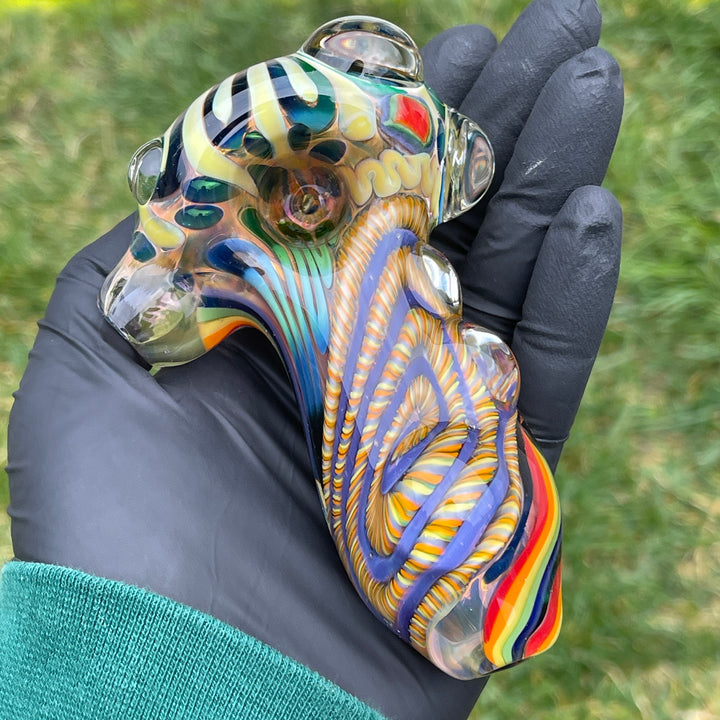 Inside Out Chonker Pipe Glass Pipe Pattymelt Glass   