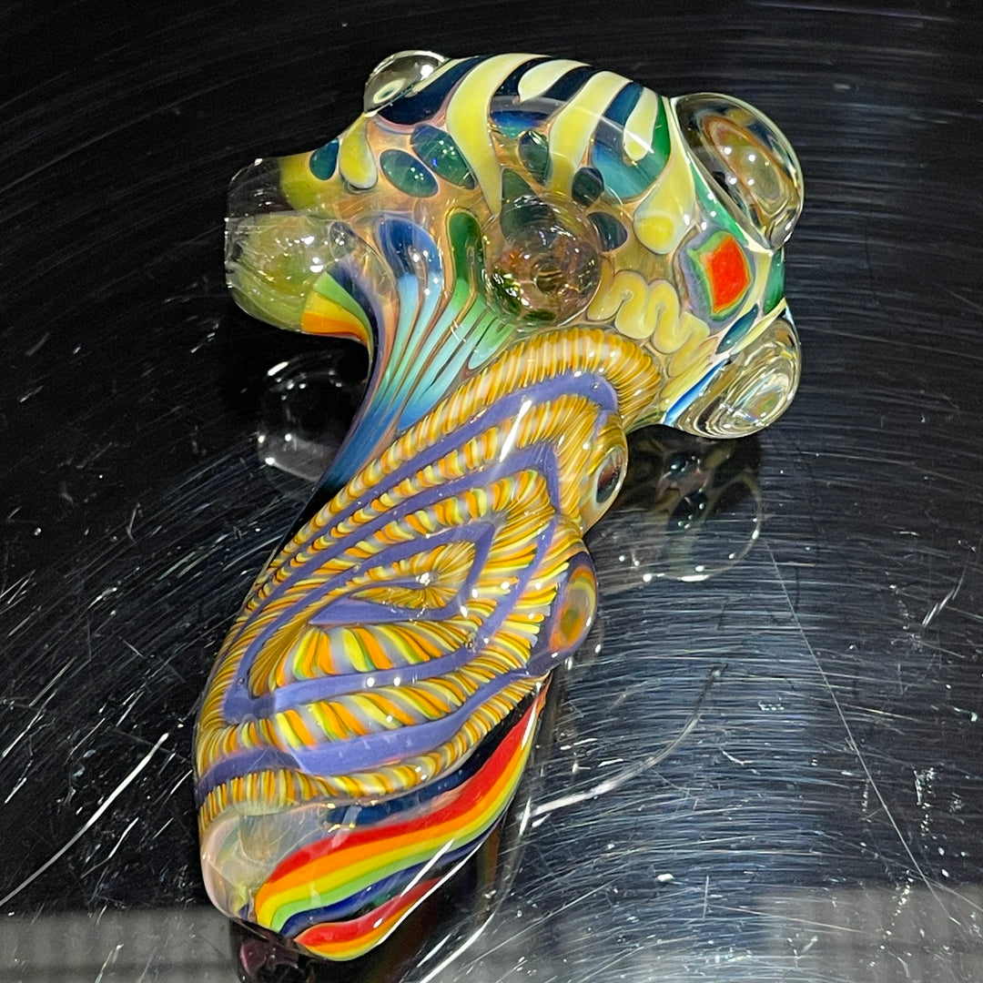 Inside Out Chonker Pipe Glass Pipe Pattymelt Glass   