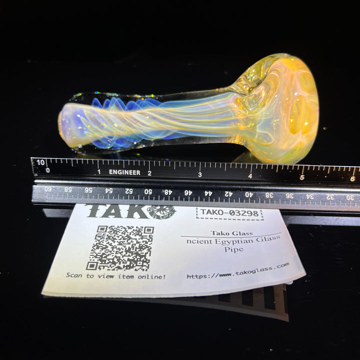 Ancient Egyptian Glass Pipe Glass Pipe Tako Glass   