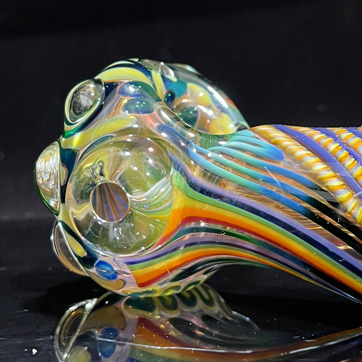 Inside Out Chonker Pipe Glass Pipe Pattymelt Glass   