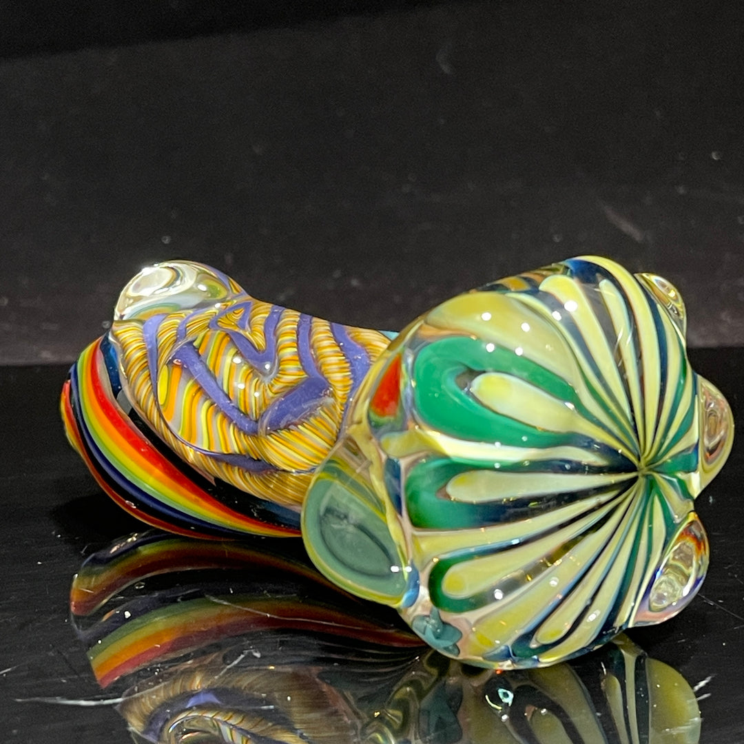 Inside Out Chonker Pipe Glass Pipe Pattymelt Glass   