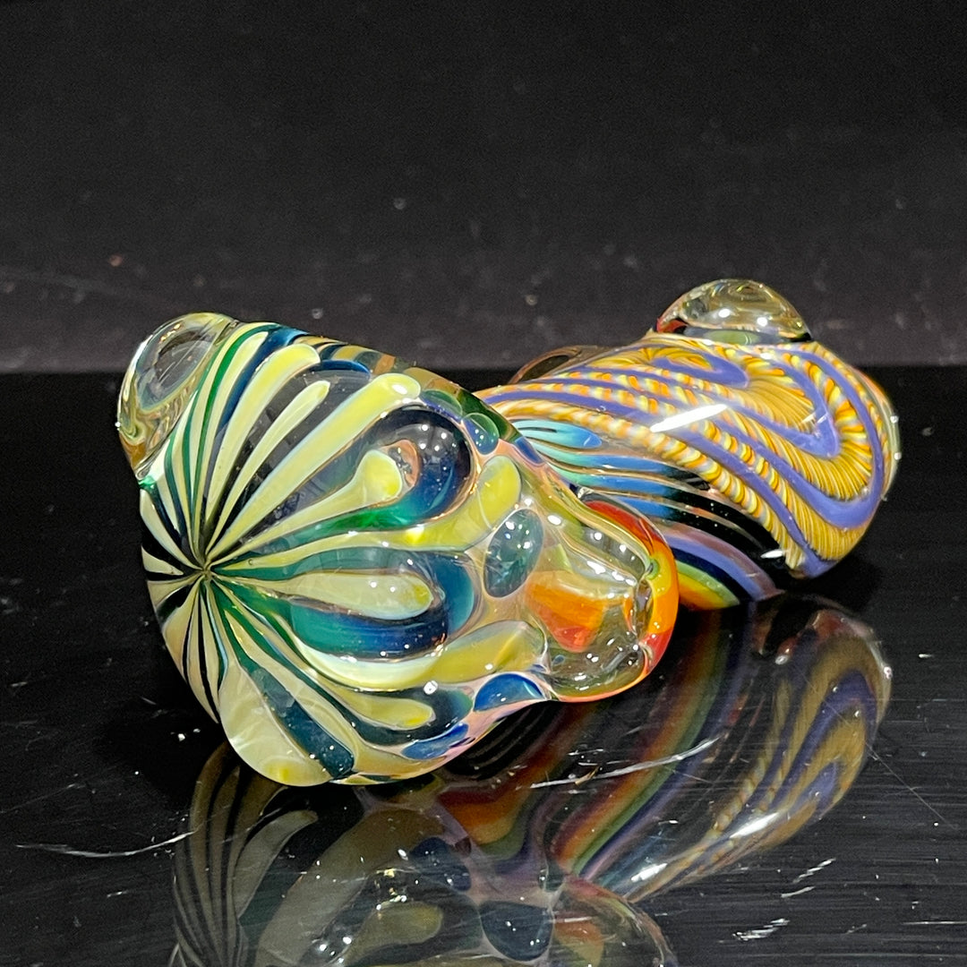 Inside Out Chonker Pipe Glass Pipe Pattymelt Glass   