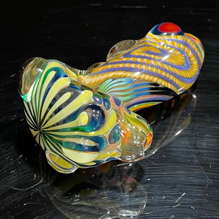 Inside Out Chonker Pipe Glass Pipe Pattymelt Glass   