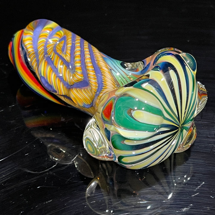 Inside Out Chonker Pipe Glass Pipe Pattymelt Glass   