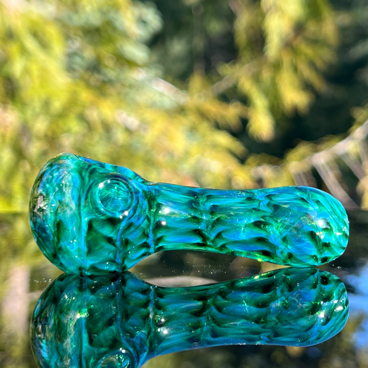 Experimental Green Pocket Pipe Glass Pipe Jedi Glassworks