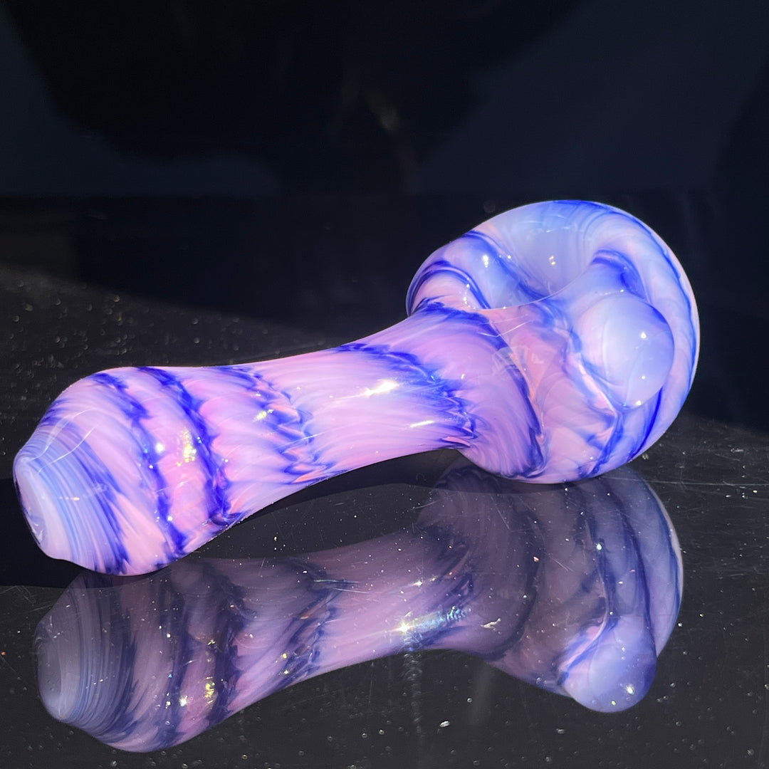 Purple Staircase Spoon Glass Pipe Jedi Glassworks   
