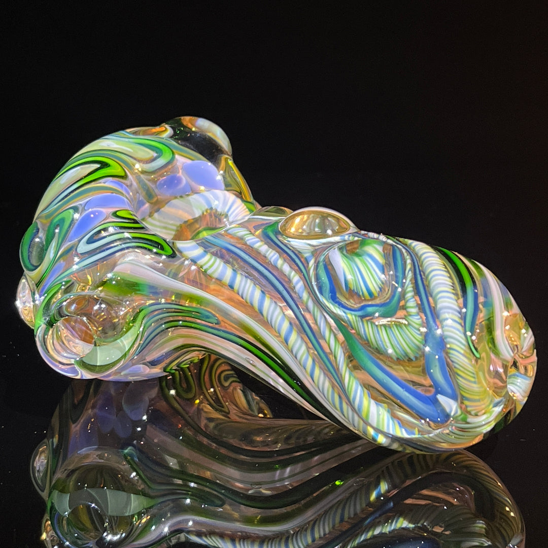 Inside Out Chonker Pipe Glass Pipe Pattymelt Glass   