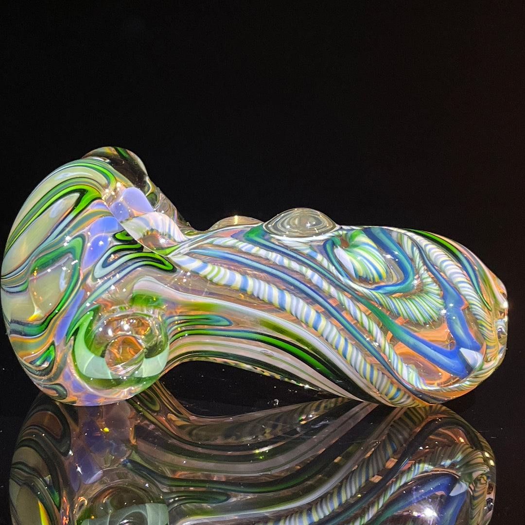 Inside Out Chonker Pipe Glass Pipe Pattymelt Glass   