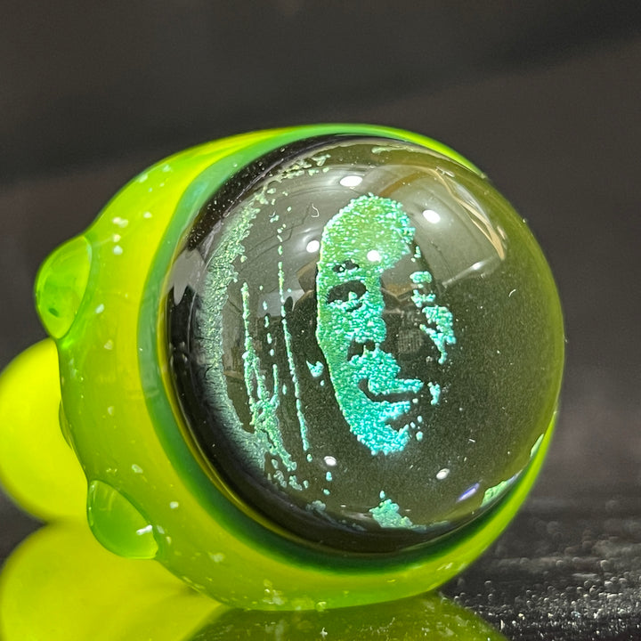 Bob Marley Dichro Berzerker Spoon Glass Pipe Berzerker Glass   