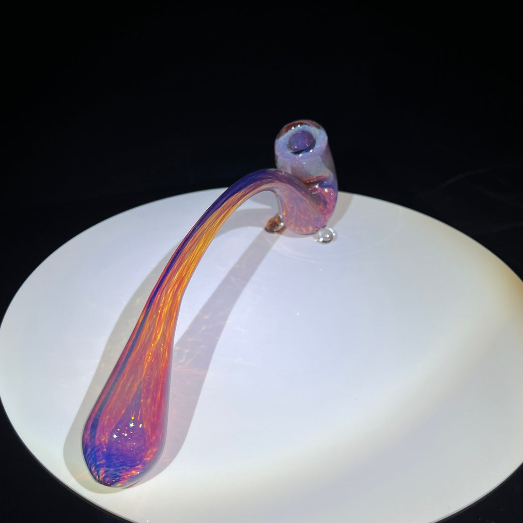 Purple Gandalf Glass Pipe Revlock   