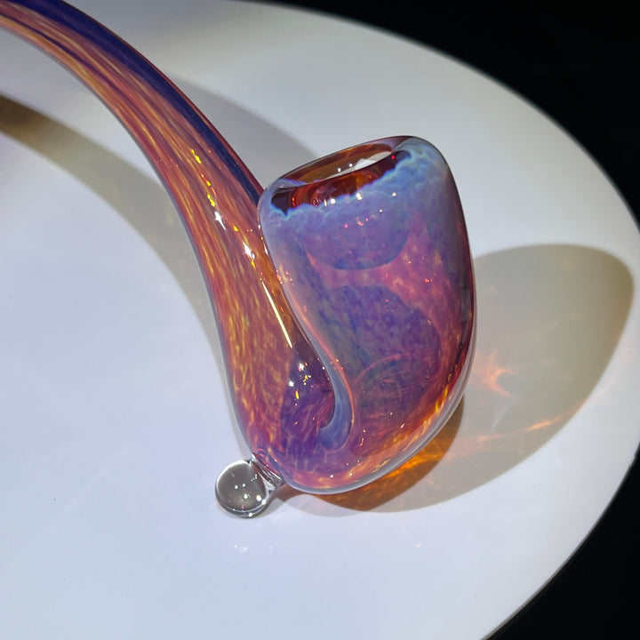 Purple Gandalf Glass Pipe Revlock   