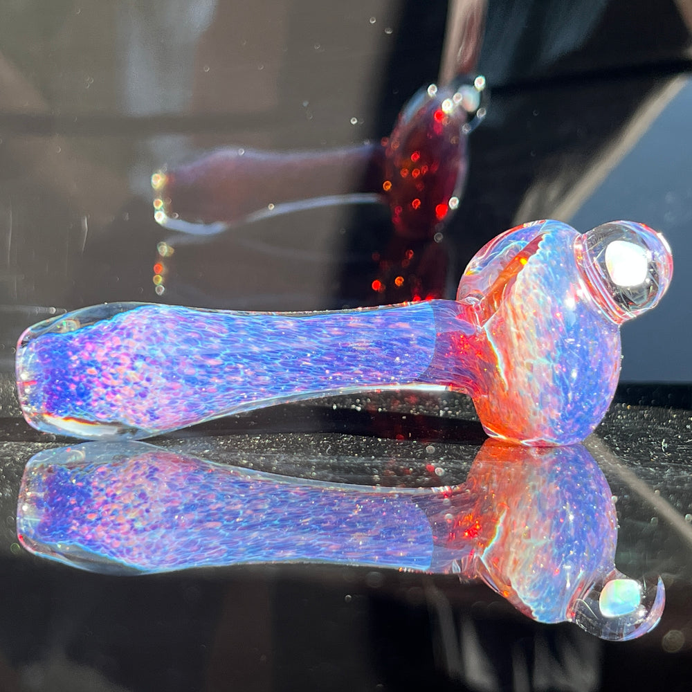 Purple Magic Opal Marble Pipe Glass Pipe Beezy Glass   
