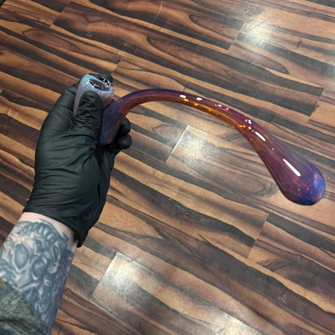 Purple Gandalf Glass Pipe Revlock   