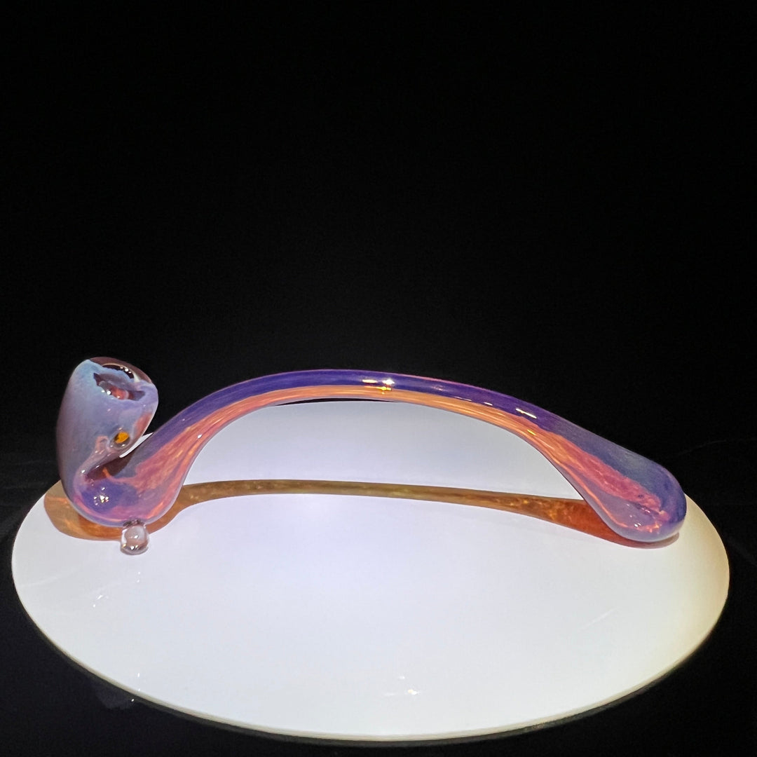 Purple Gandalf Glass Pipe Revlock   