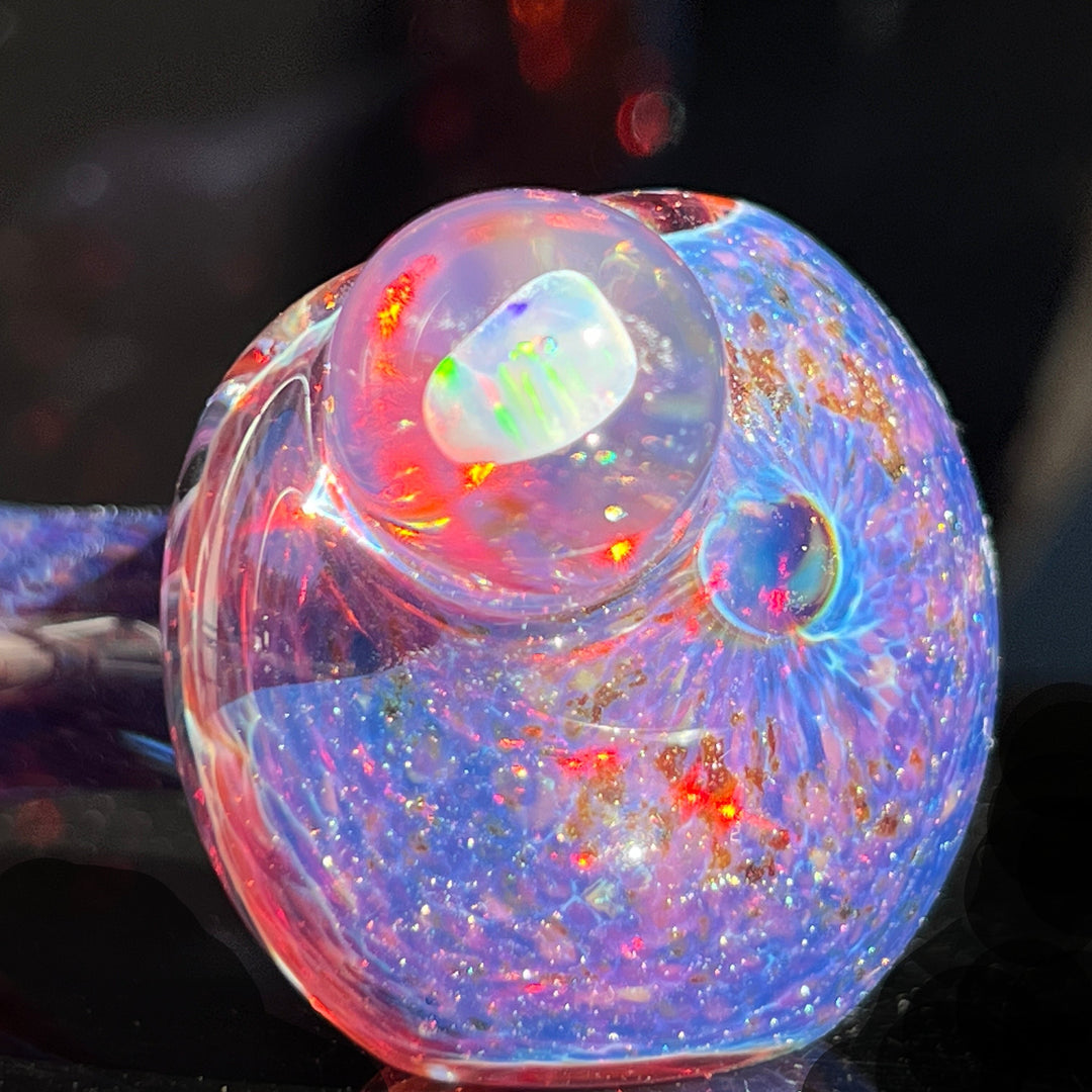 Purple Magic Opal Marble Pipe Glass Pipe Beezy Glass   