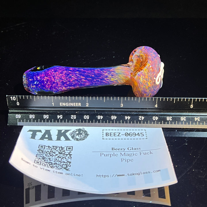 Purple Magic Fuck Pipe Glass Pipe Beezy Glass   