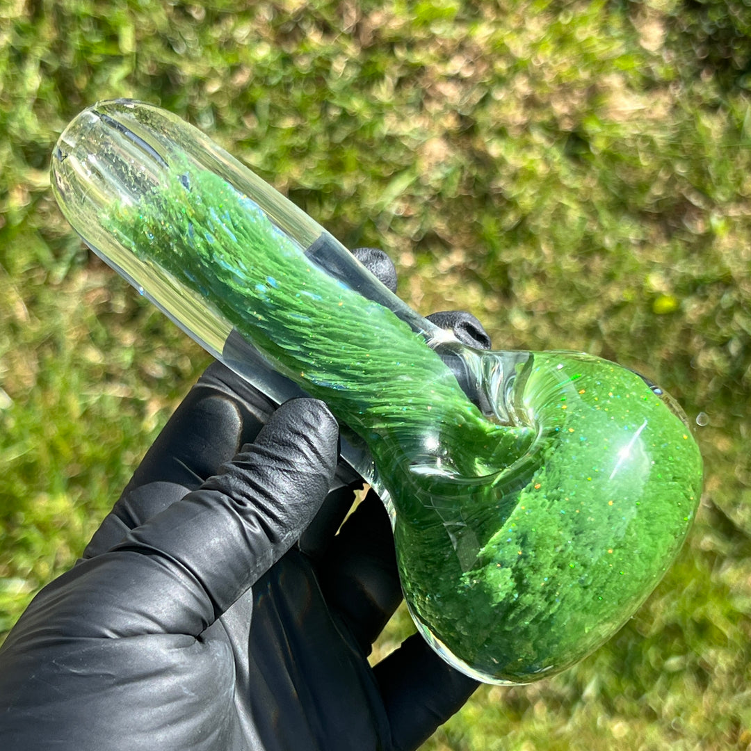 Egyptian Seaweed Crushed Opal Pipe Glass Pipe Tako Glass   