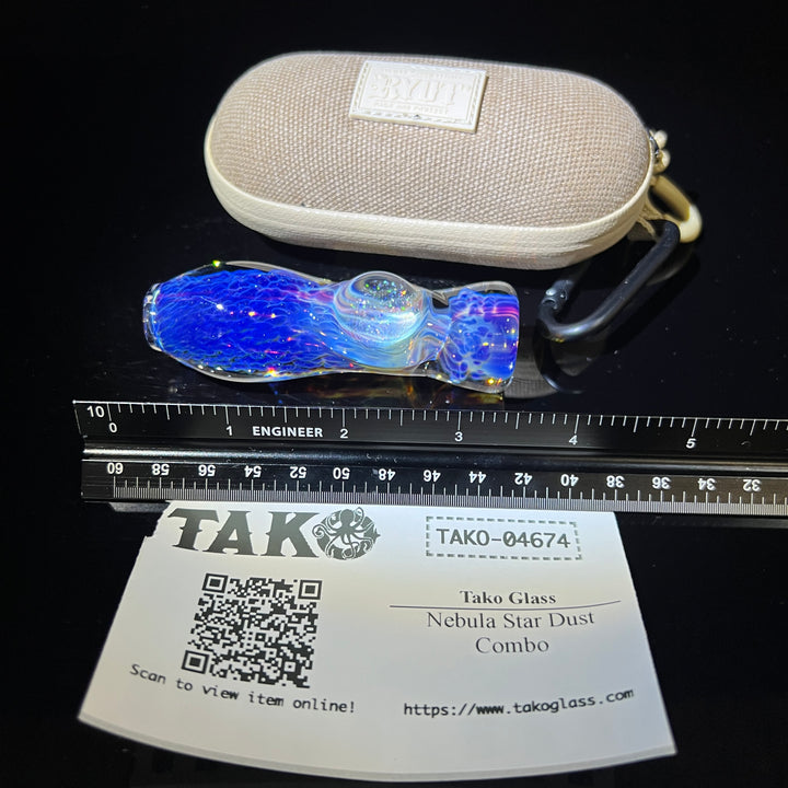 Nebula Star Dust Combo Glass Pipe Tako Glass   