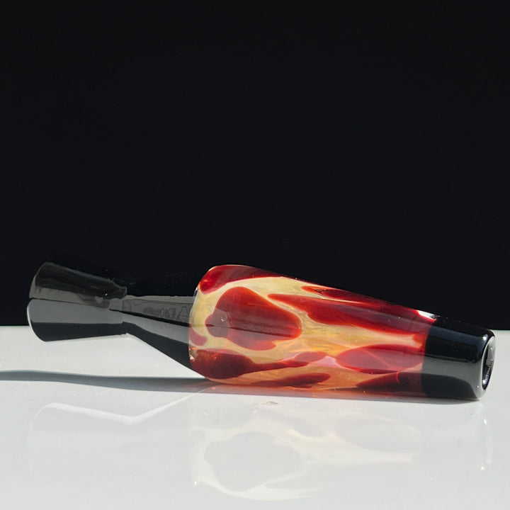 Groovy Chillum Glass Pipe Loco-Motive Glass   