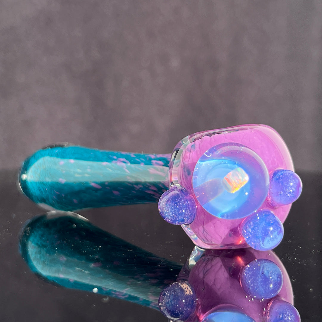 Frozen Explosion Opal Marble Pipe Glass Pipe Beezy Glass   