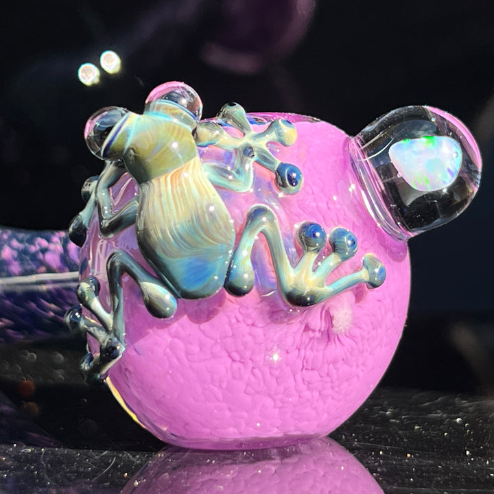 Fancy Opal Frog Spoon Glass Pipe Beezy Glass   