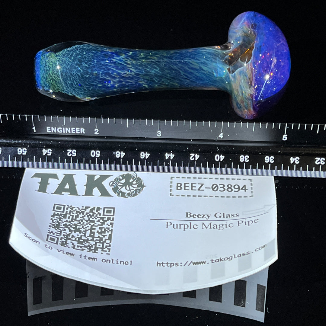 Purple Magic Pipe Glass Pipe Beezy Glass   