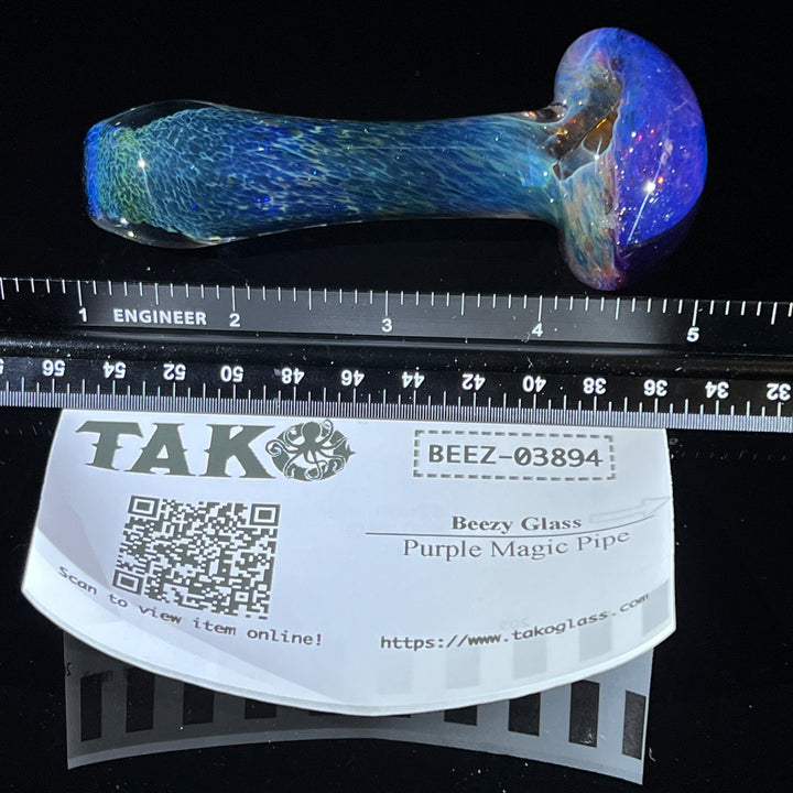 Purple Magic Pipe Glass Pipe Beezy Glass   