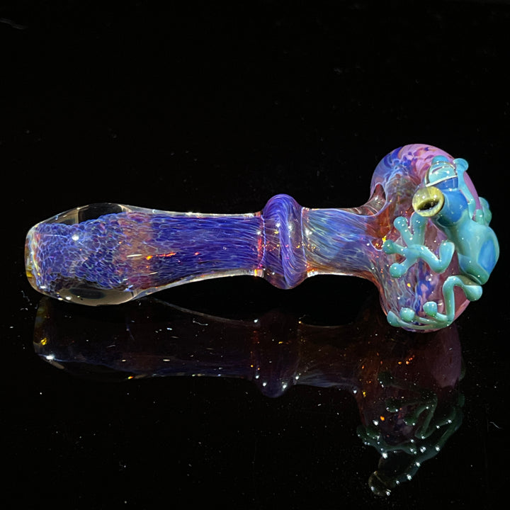 Grape Fizz Purple Frog Spoon Glass Pipe Beezy Glass   