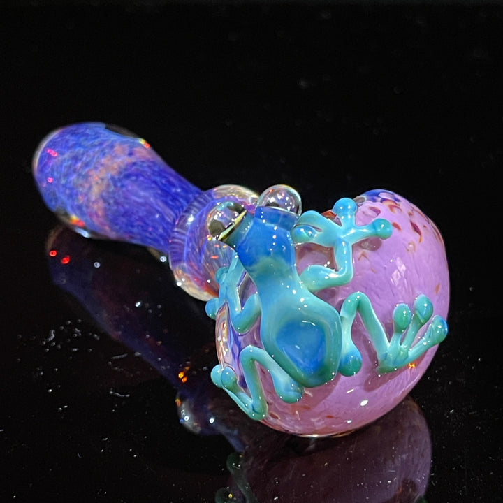 Grape Fizz Purple Frog Spoon Glass Pipe Beezy Glass   