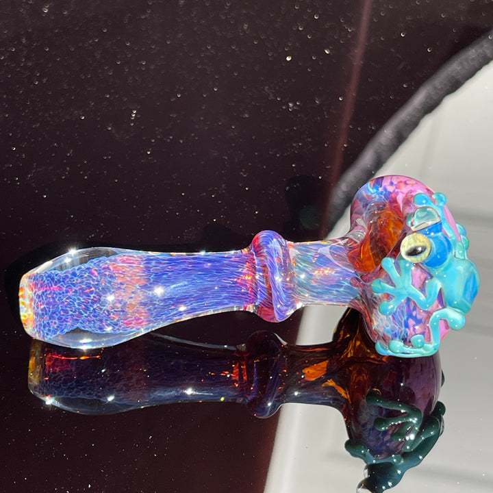 Grape Fizz Purple Frog Spoon Glass Pipe Beezy Glass   