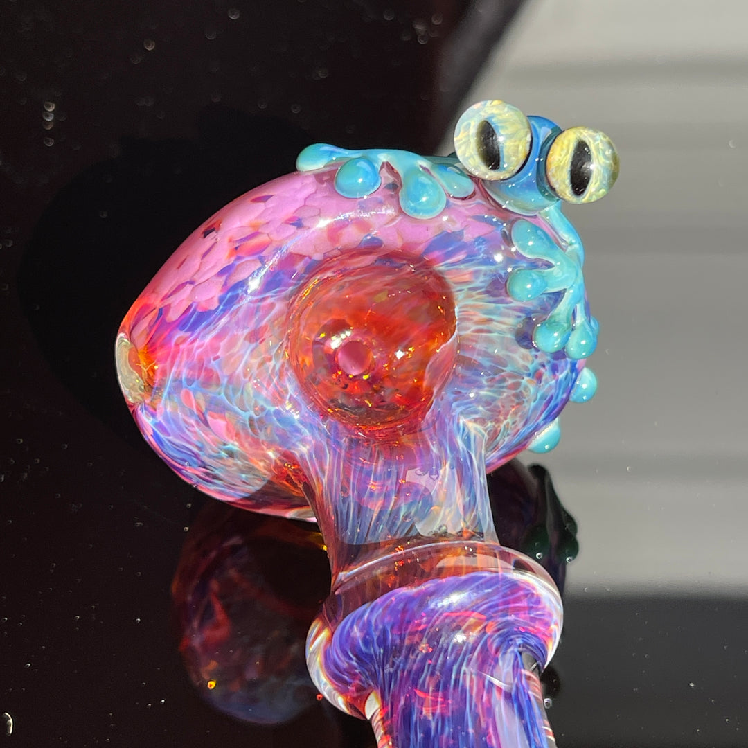 Grape Fizz Purple Frog Spoon Glass Pipe Beezy Glass   