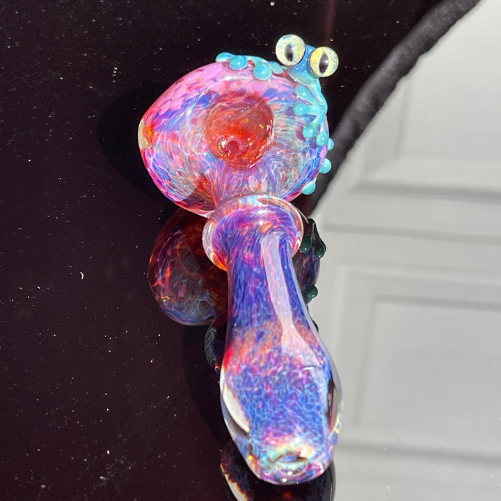 Grape Fizz Purple Frog Spoon Glass Pipe Beezy Glass   