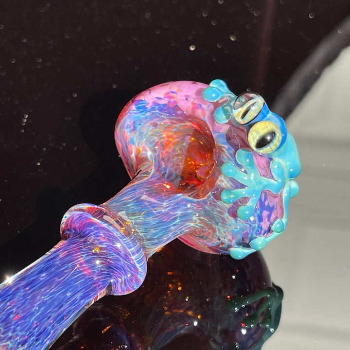 Grape Fizz Purple Frog Spoon Glass Pipe Beezy Glass   