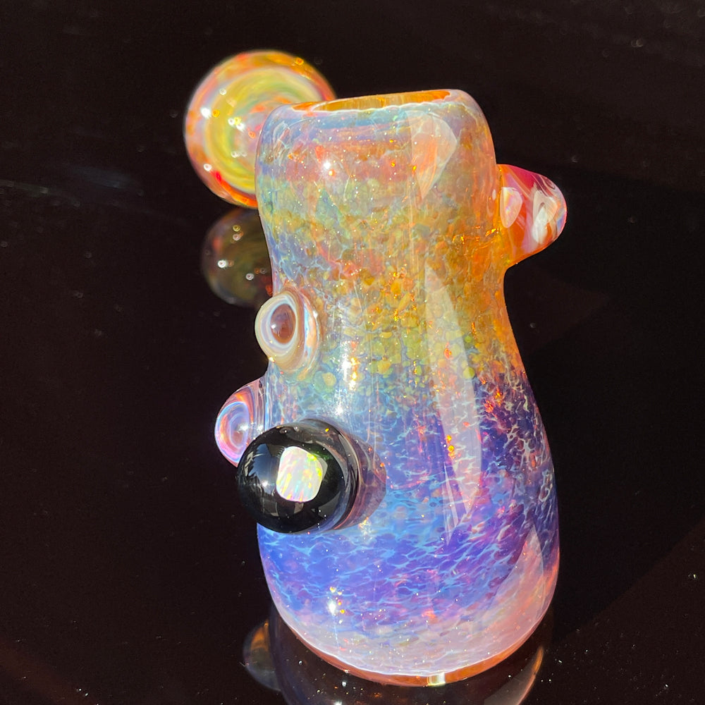 Purple Magic Opal Bubbler Glass Pipe Beezy Glass   