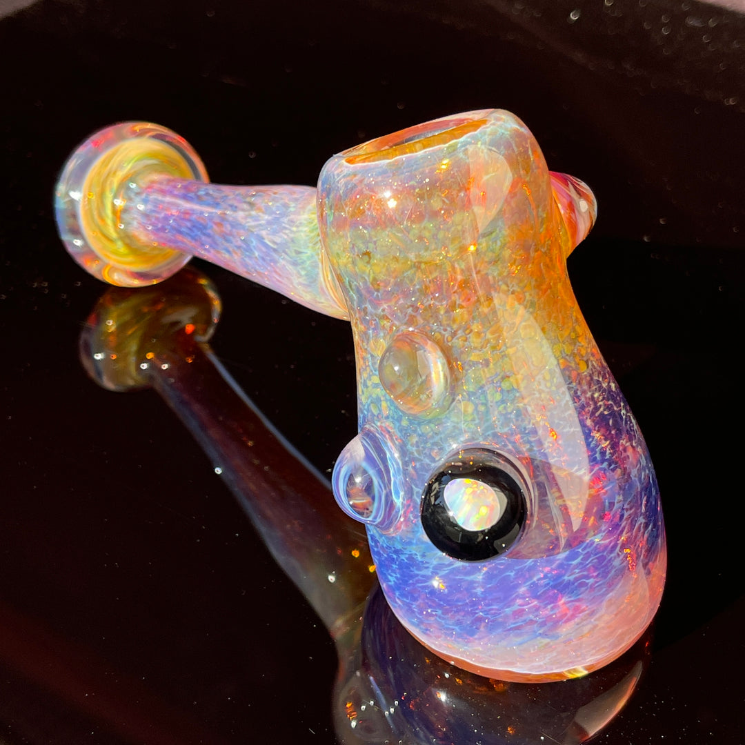 Purple Magic Opal Bubbler Glass Pipe Beezy Glass   