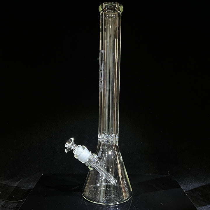 9 mm TAKO Label Beaker Bong Black-18" Glass Pipe TG   