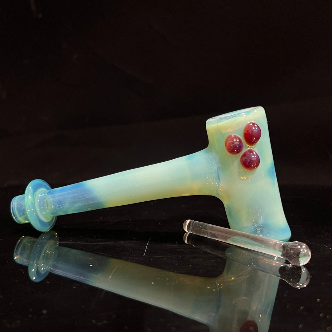 Aquamarine V2 Hash Hammer Glass Pipe KOP Glass   