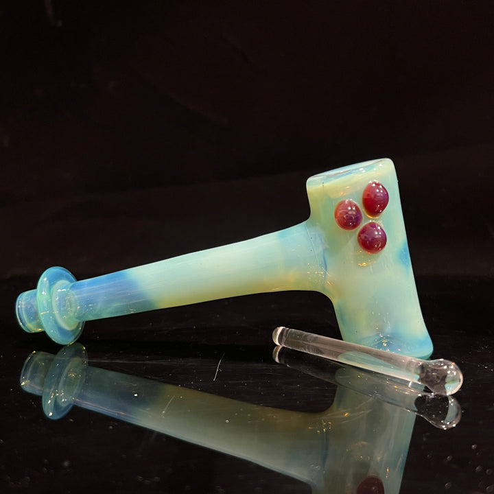 Aquamarine V2 Hash Hammer Glass Pipe KOP Glass   