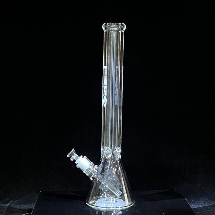 9 mm TAKO Label Beaker Bong Glow in the Dark-18" Glass Pipe TG   