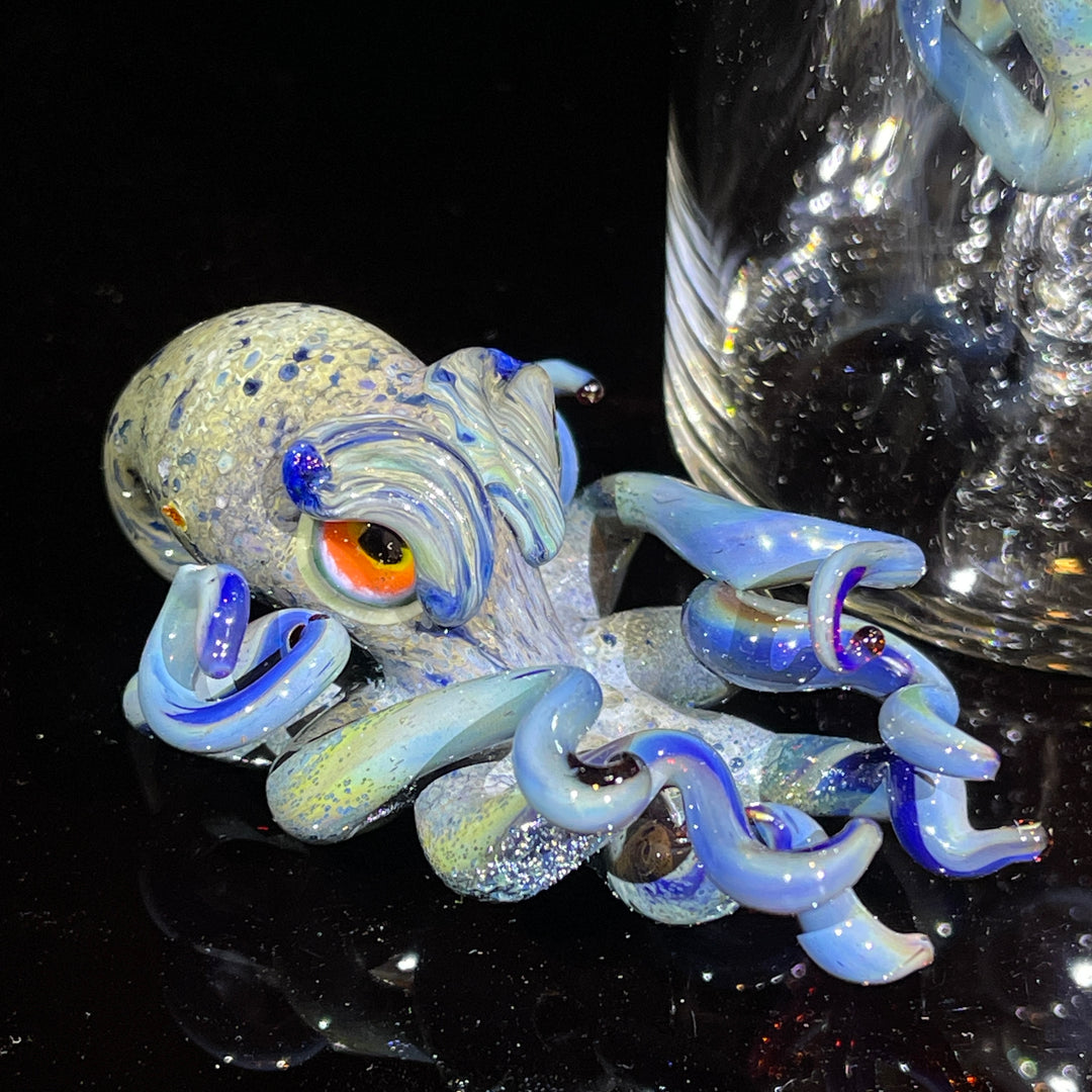 Octopus in a Bottle Combo Glass Pipe Berning Glass   