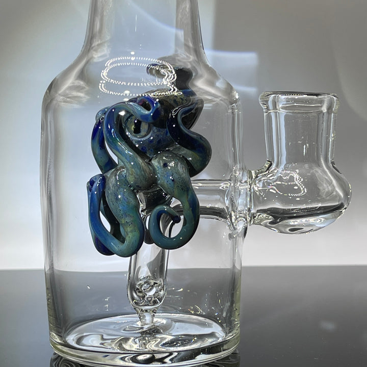 Octopus in a Bottle Combo Glass Pipe Berning Glass   