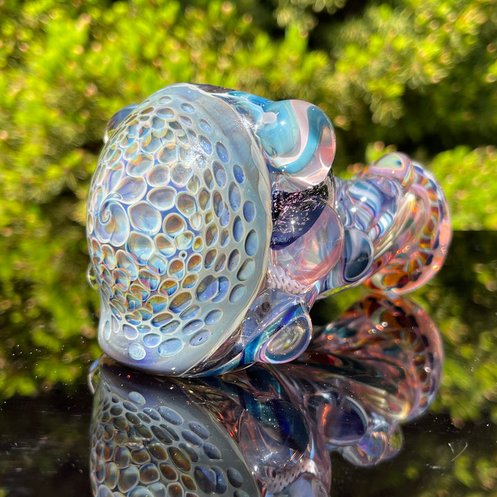 Leftie Molten Thick and Twisted Pipe 40 Glass Pipe Molten Imagination   