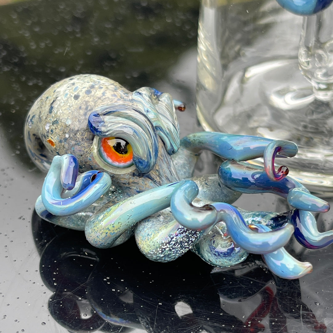 Octopus in a Bottle Combo Glass Pipe Berning Glass   