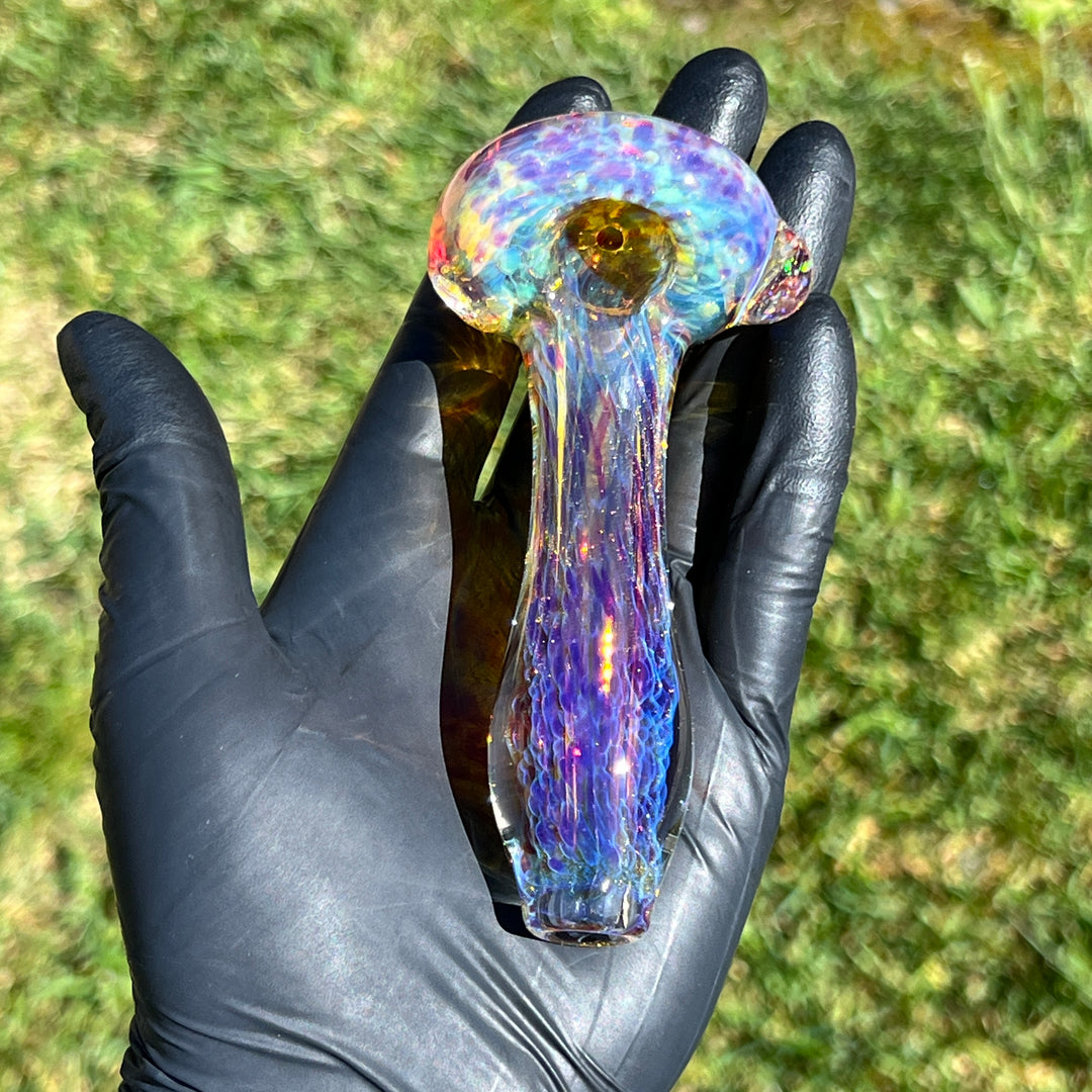 Purple Ghost with Cropal Marble + Case Combo Glass Pipe Tako Glass   