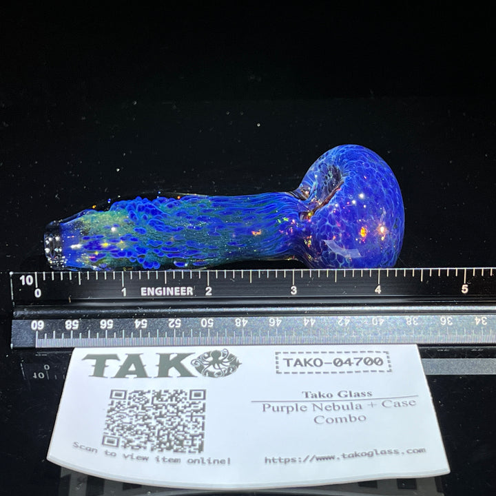 Purple Nebula + Case Combo Glass Pipe Tako Glass   