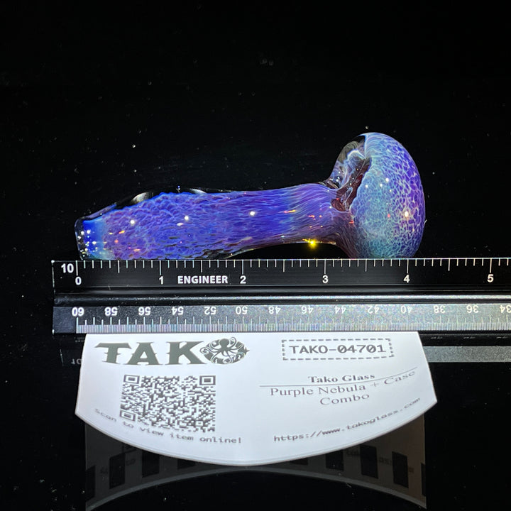 Purple Nebula + Case Combo Glass Pipe Tako Glass   