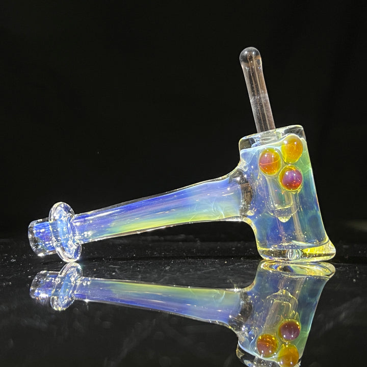 Silver Fumed Hash Hammer Glass Pipe KOP Glass   